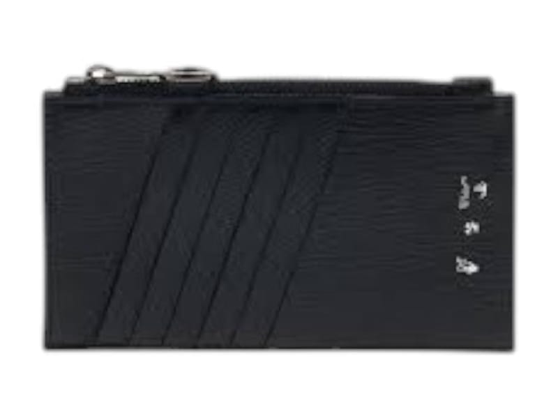 OFF-WHITE Binder Zipped Card Case Black