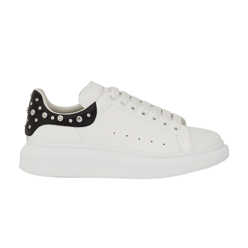 Alexander McQueen Studded Oversized Sneaker Black White