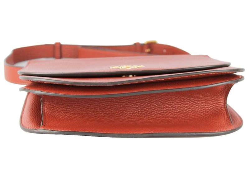 Tory Burch Britten Saddle Bag Medium Britten Sumac