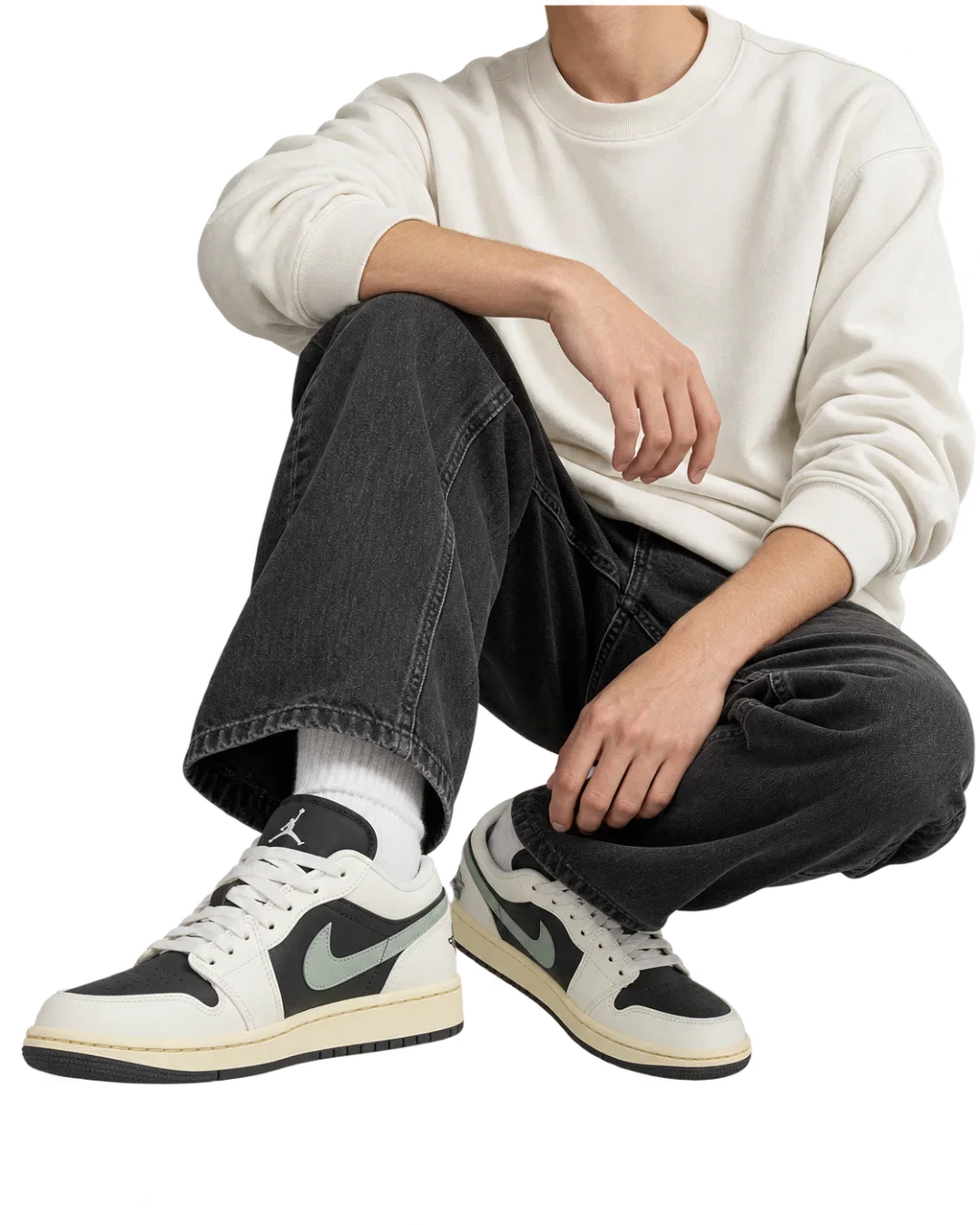 Air Jordan 1 Low Jade Smoke