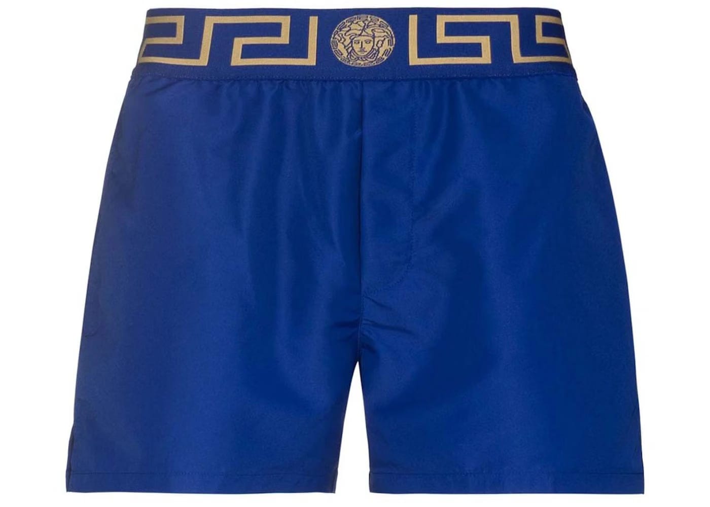 Versace Greca Key Swim Shorts Royal Blue