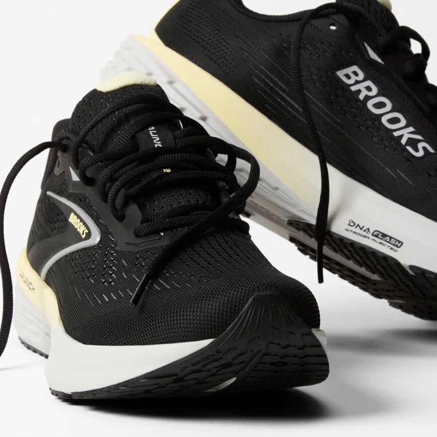 Brooks Launch 12 Black/Luminary/Oyster (Women's)