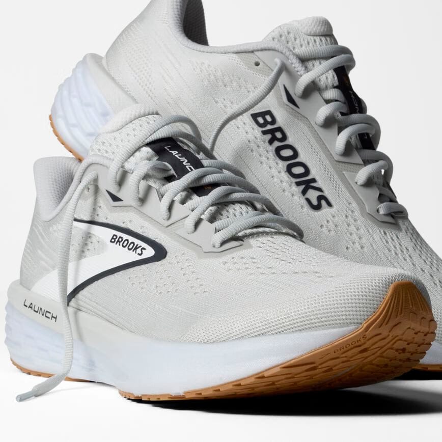 Brooks Launch 12 Oyster/White/Phantom