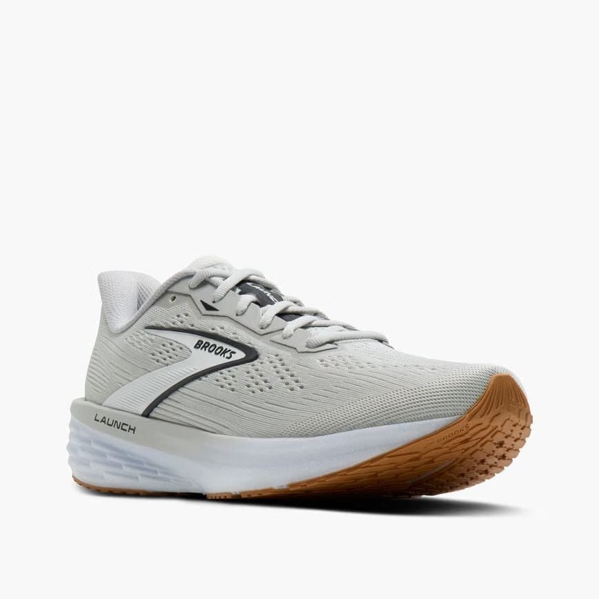 Brooks Launch 12 Oyster/White/Phantom