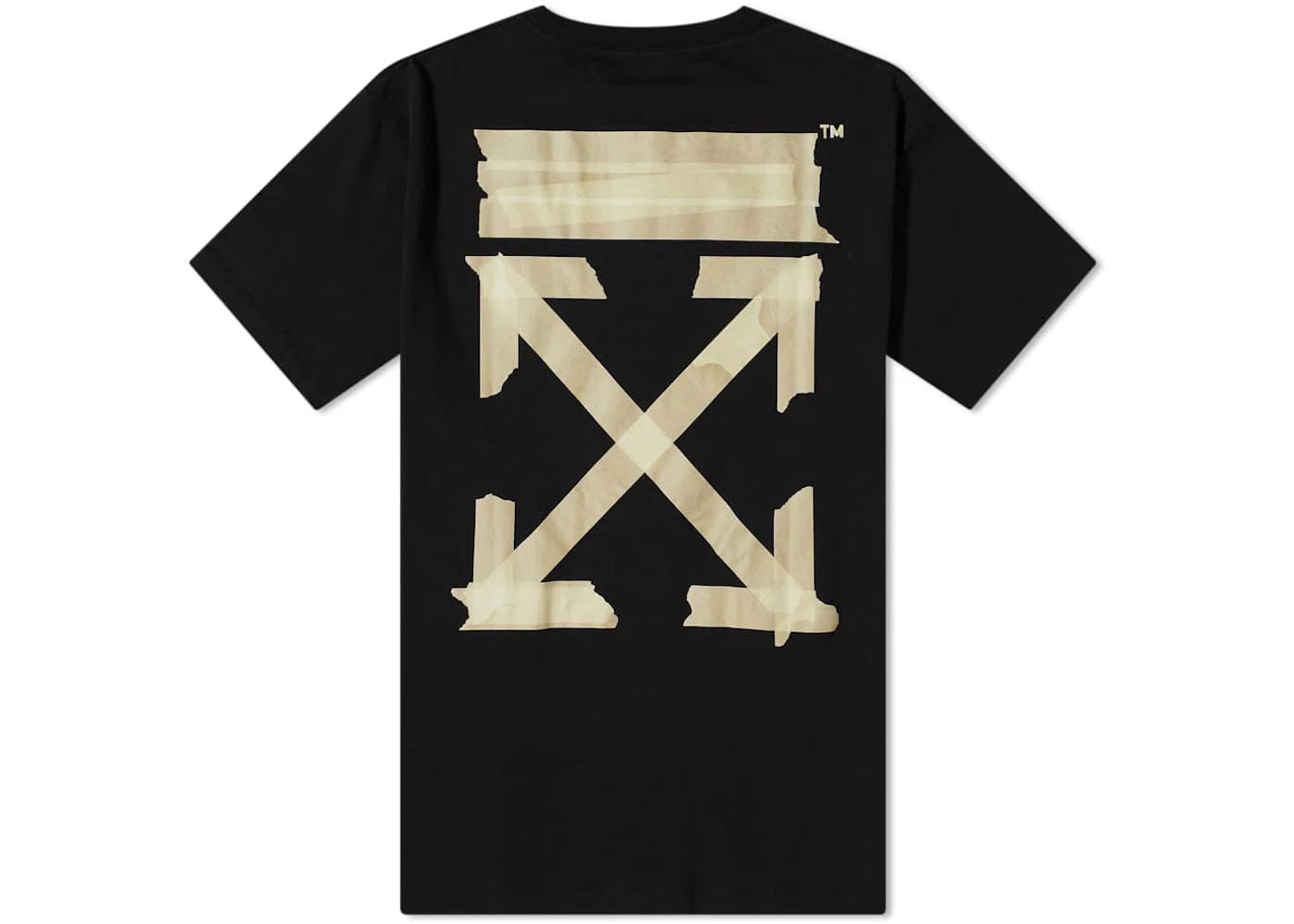 OFF-WHITE Oversized Tape Arrows T-Shirt Black