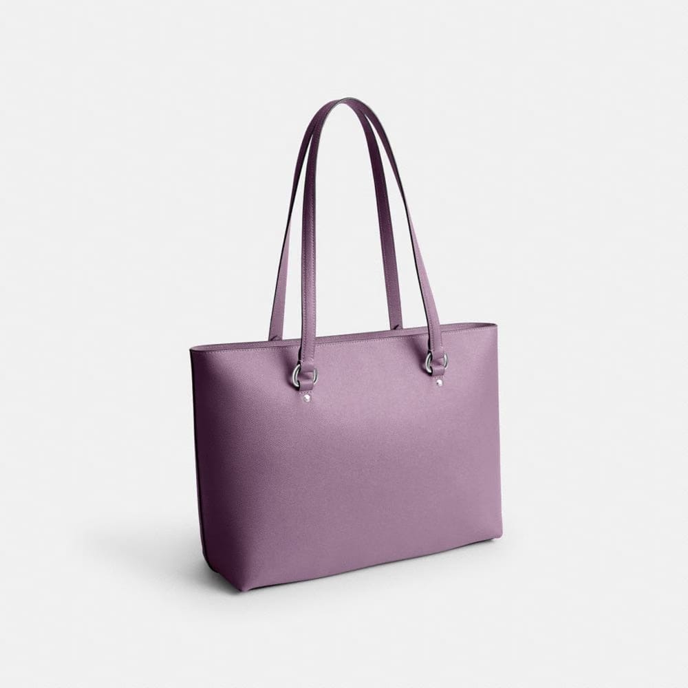 Coach Station Tote Bag Silver Jasmine