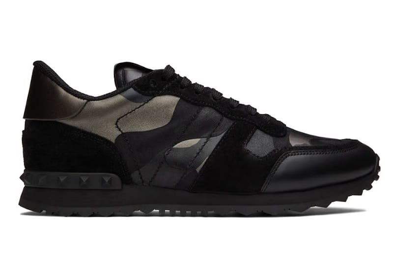Valentino Rockrunner Black Metallic Camo
