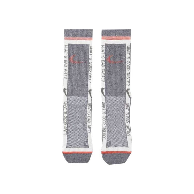 OFF-WHITE x Nike Socks Grey/Orange