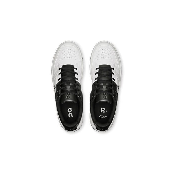 ON Running Men's THE ROGER Clubhouse White Black - White Black