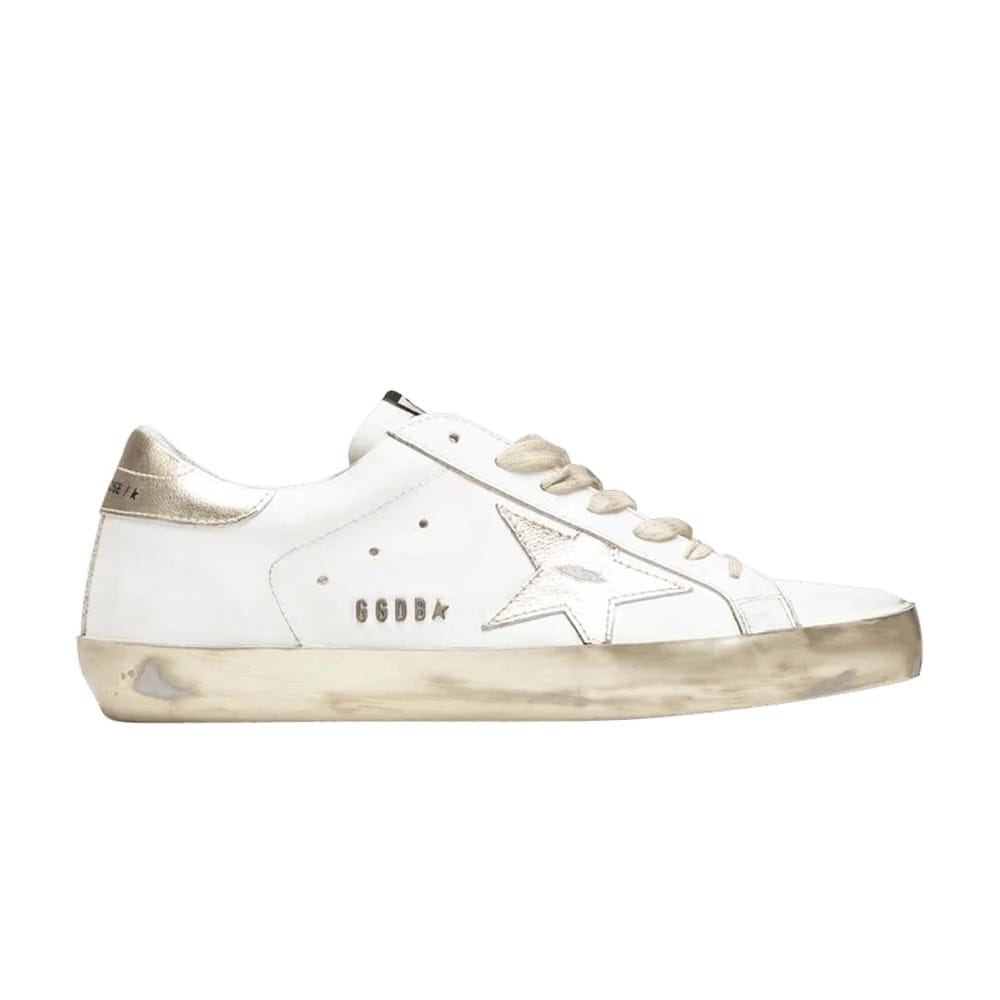 Golden Goose Superstar White Gold