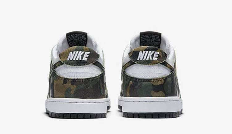 NIKE SB DUNK LOW CAMO LEGION GREEN