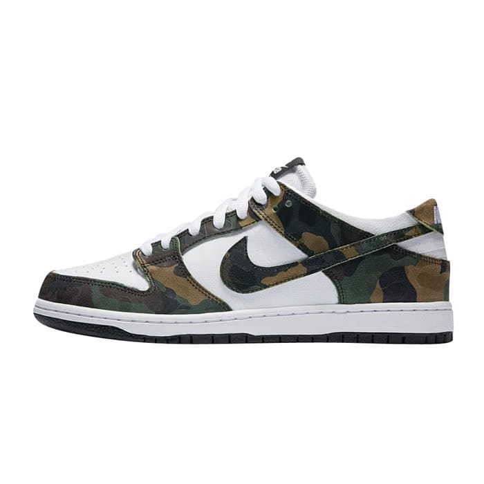 NIKE SB DUNK LOW CAMO LEGION GREEN