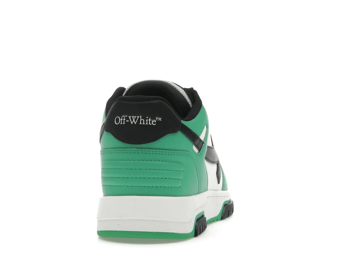 OFF-WHITE Out Of Office OOO Low Tops Green Black