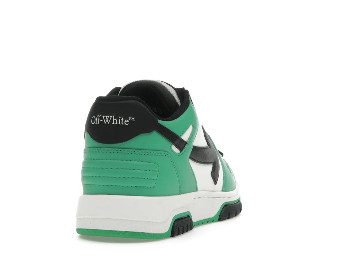 OFF-WHITE Out Of Office OOO Low Tops Green Black