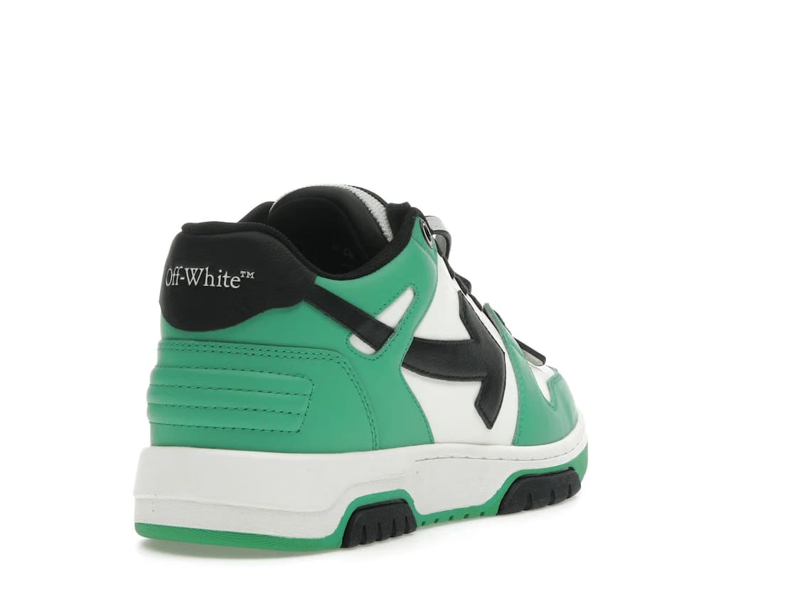 OFF-WHITE Out Of Office OOO Low Tops Green Black