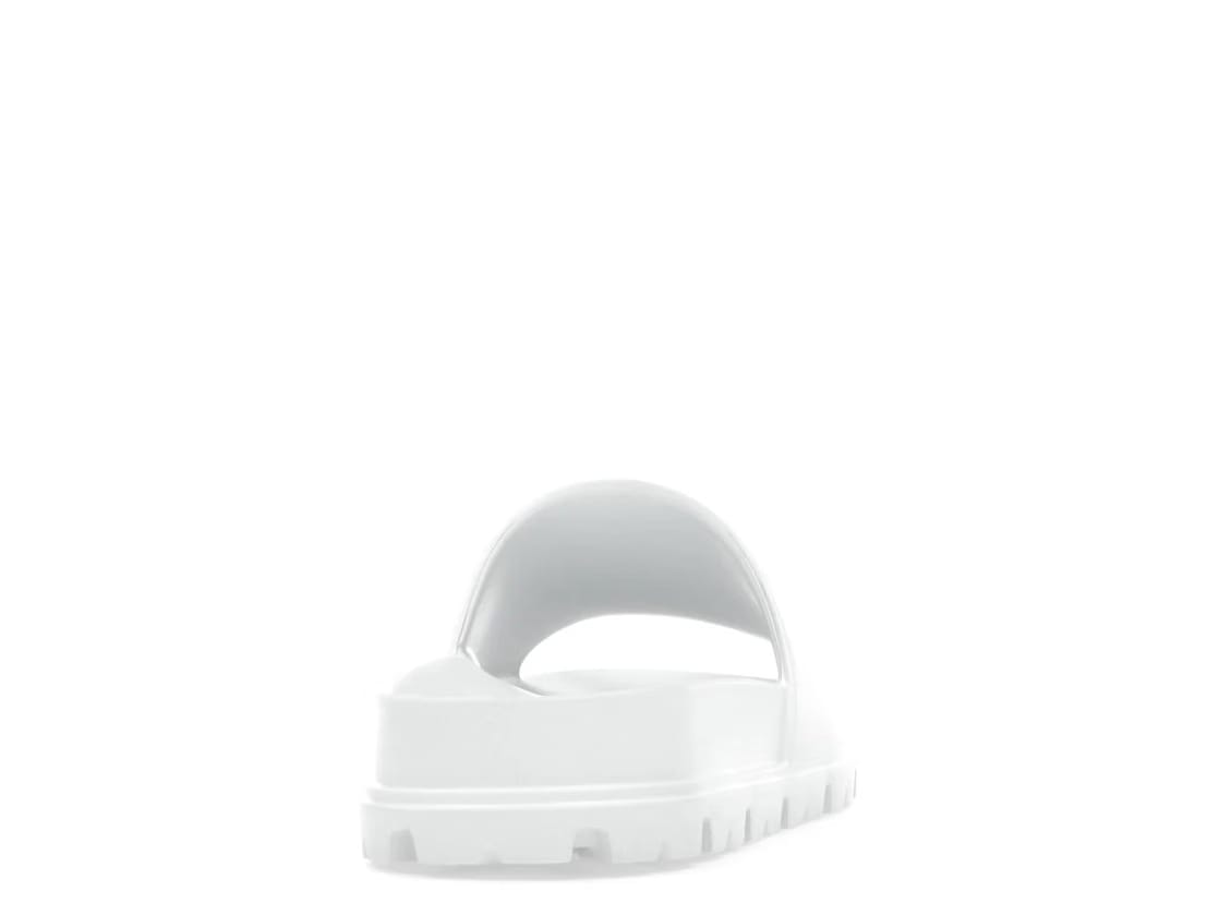 Prada Rubber Slides White (Women's)