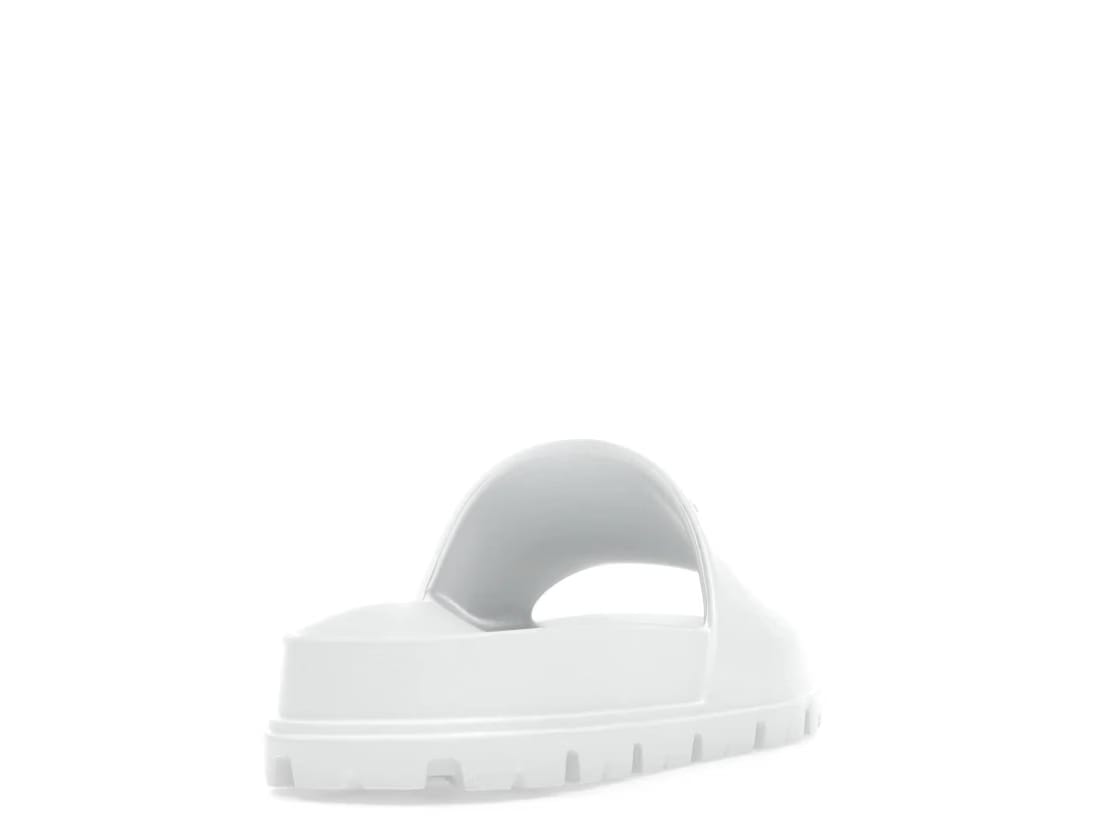 Prada Rubber Slides White (Women's)