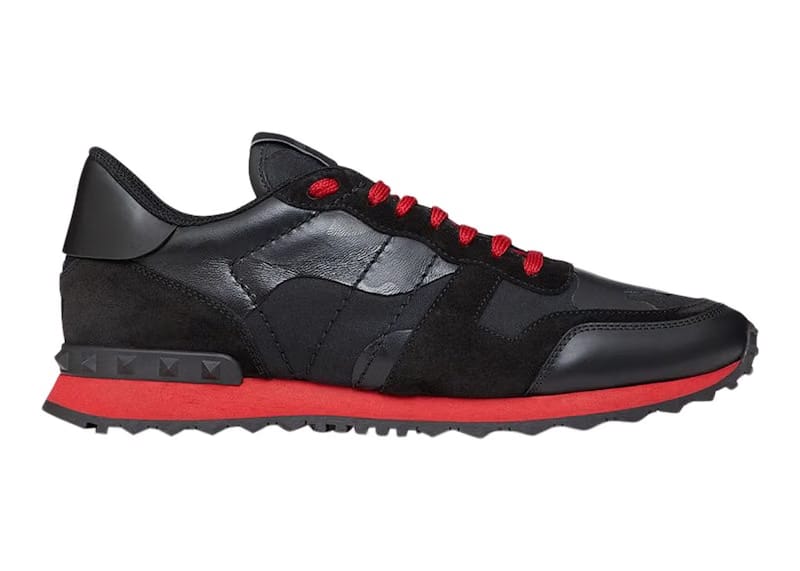 Valentino Garavani Rockrunner Black Valentino Red
