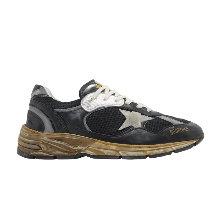Golden Goose Dad-Star Black Silver