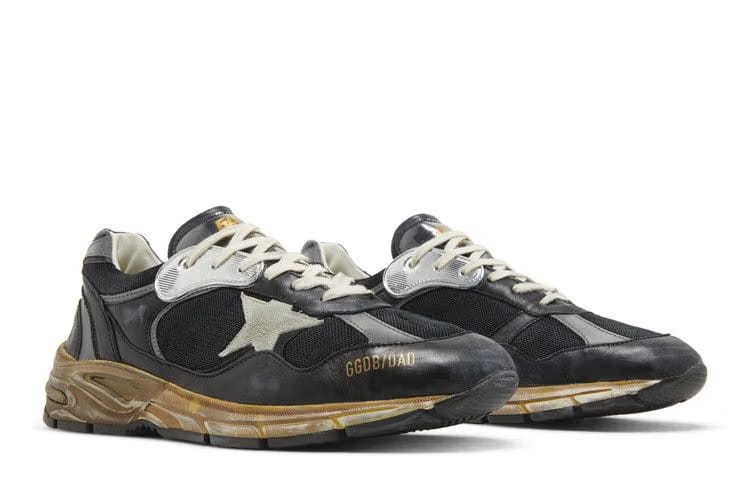 Golden Goose Dad-Star Black Silver