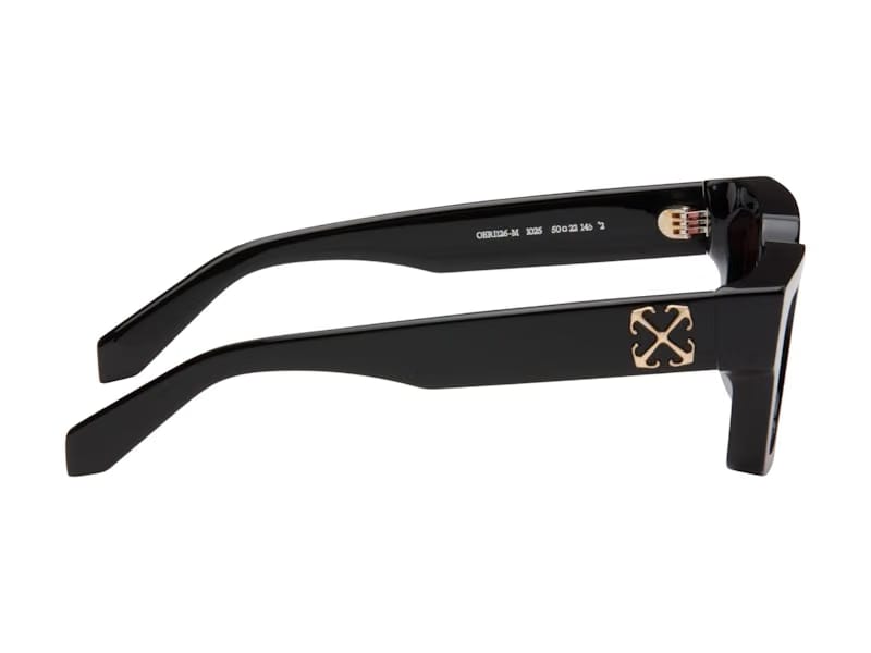 OFF-WHITE Virgil Square Frame Sunglasses Black/Red (OERI126C99PLA0011025)
