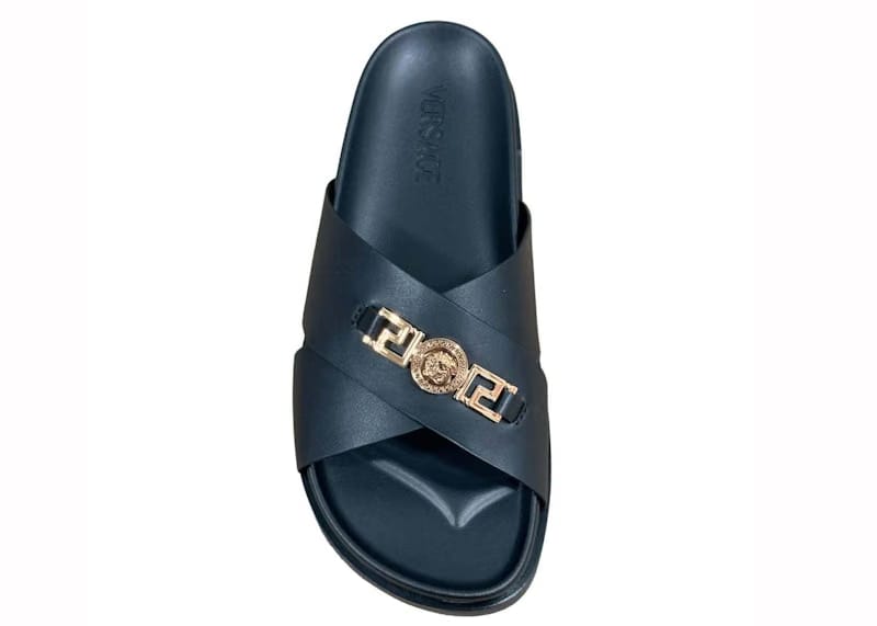 Versace Medusa Slide Black