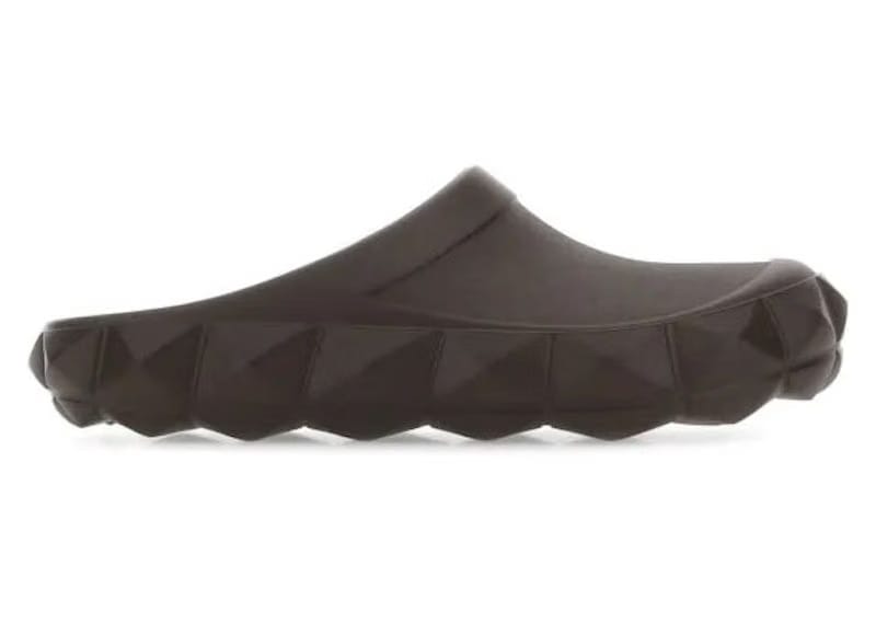 Valentino Roman Stud Turtle Rubber Clog Fondant