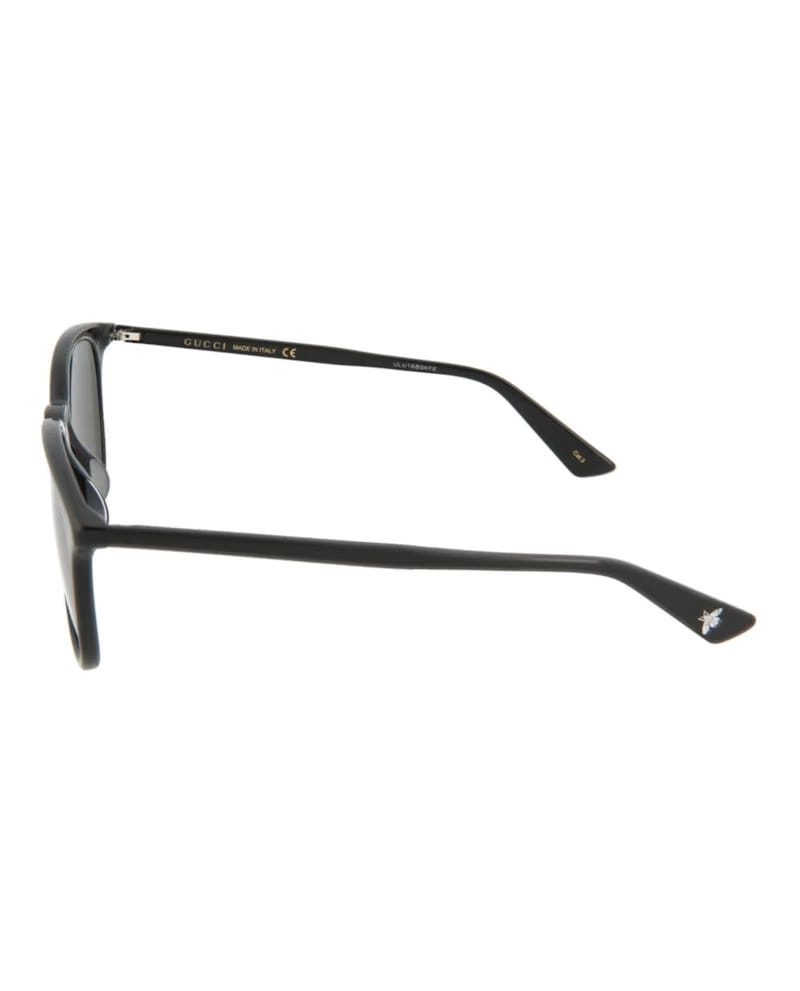 Gucci Round Oval Sunglasses Black/Black/Grey (GG0154SA-30001742-005)
