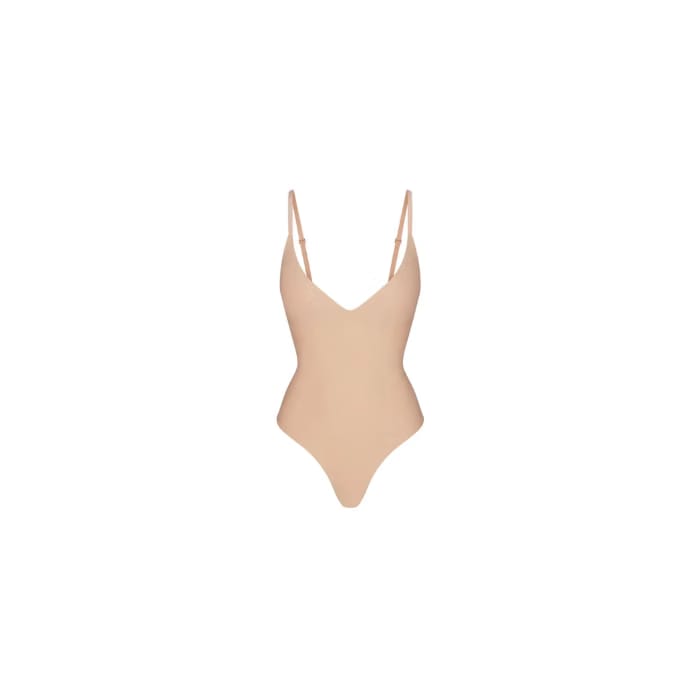 Skims Body Push-Up Thongs Bodysuit Clay