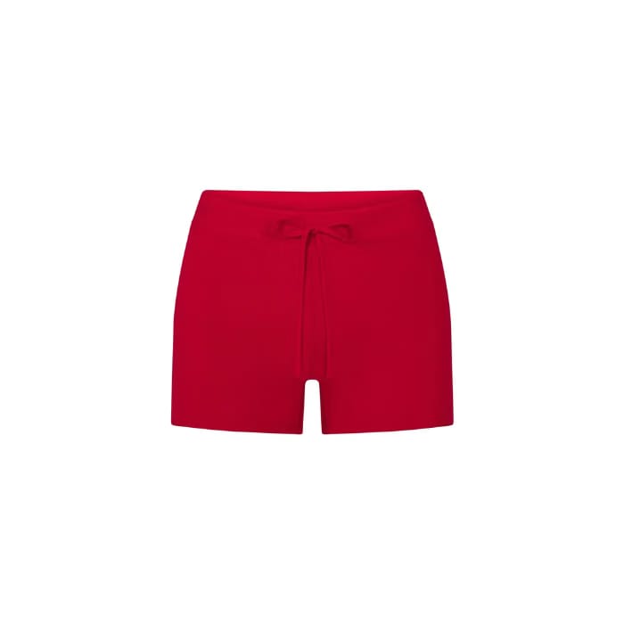Skims Cotton Jersey Short Sugar Cranberry