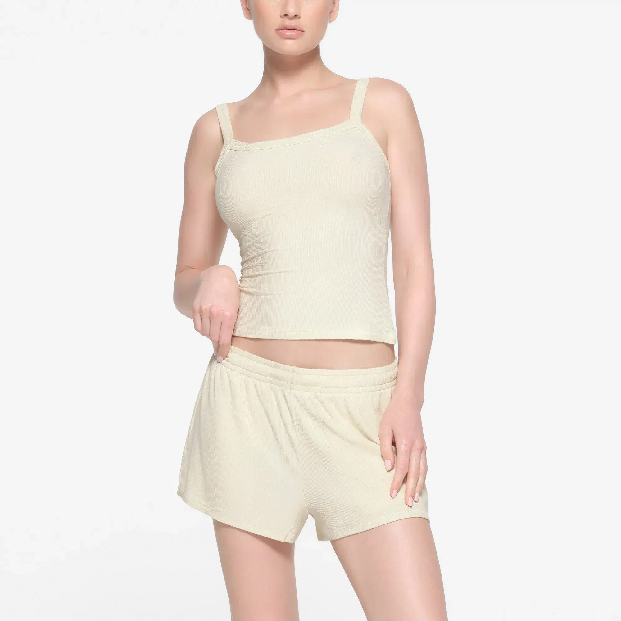 Skims Soft Lounge Loose Short Bone