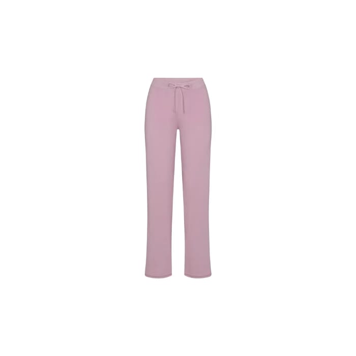 Skims Cotton Jersey Straight Leg Pant Dusk