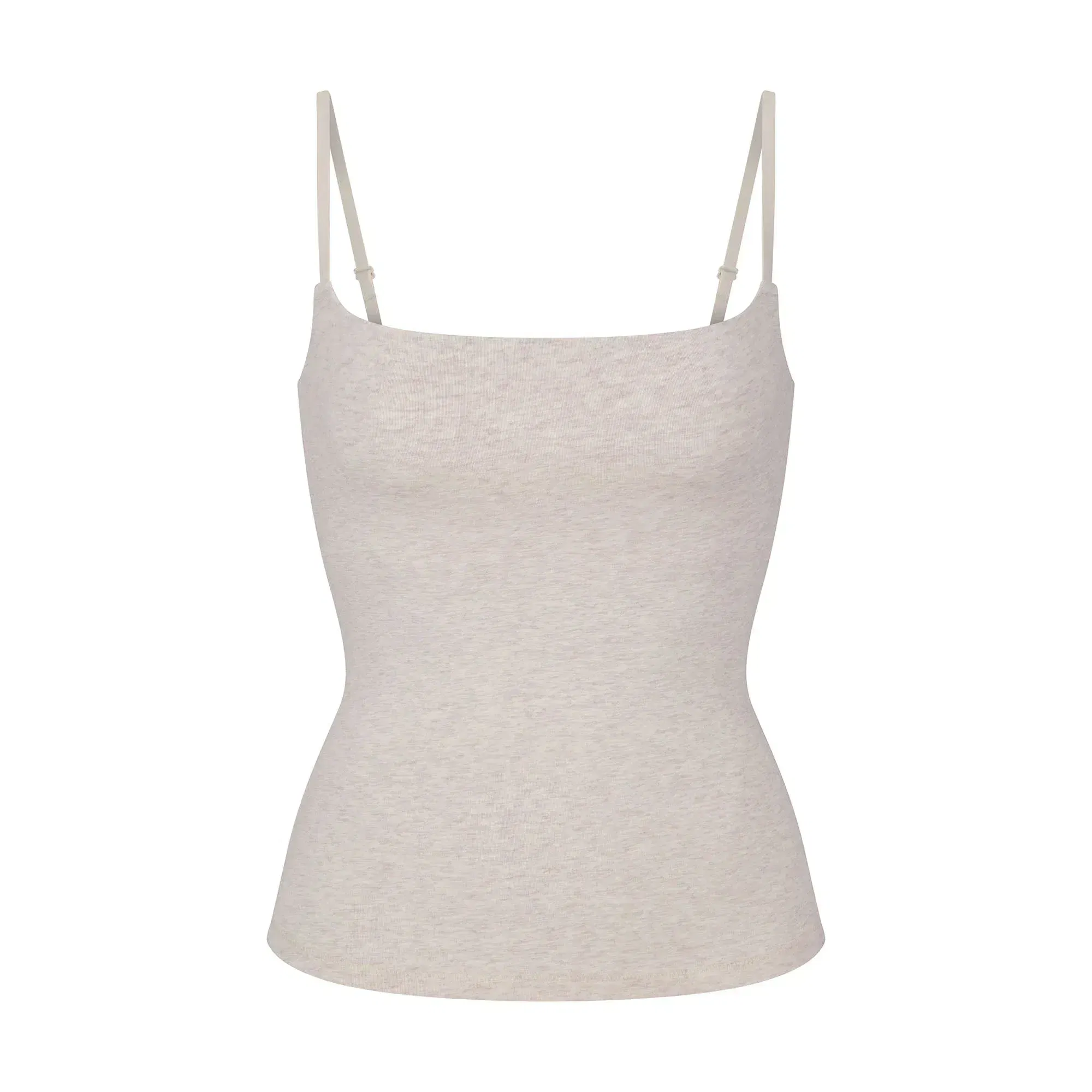 Skims Cotton Jersey Cami Heather Oatmeal