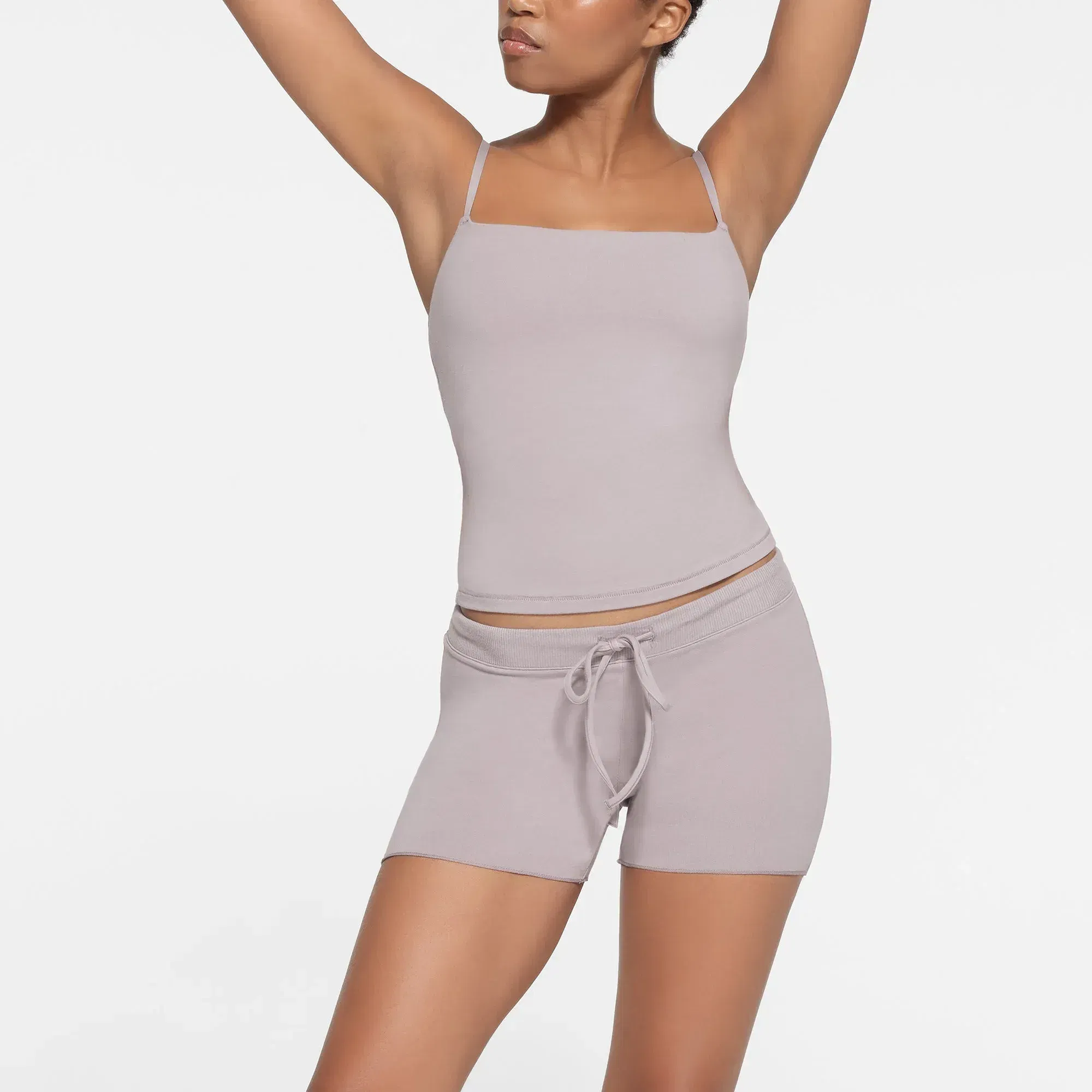 Skims Cotton Jersey Short Sugar Oyster
