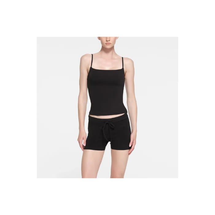 Skims Cotton Jersey Short Sugar Ultra Soot