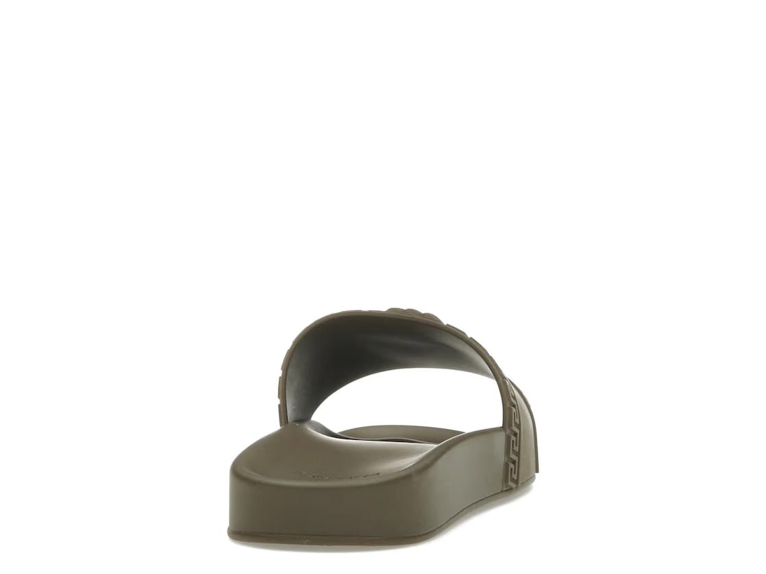 Versace Palazzo Pool Slides Brown