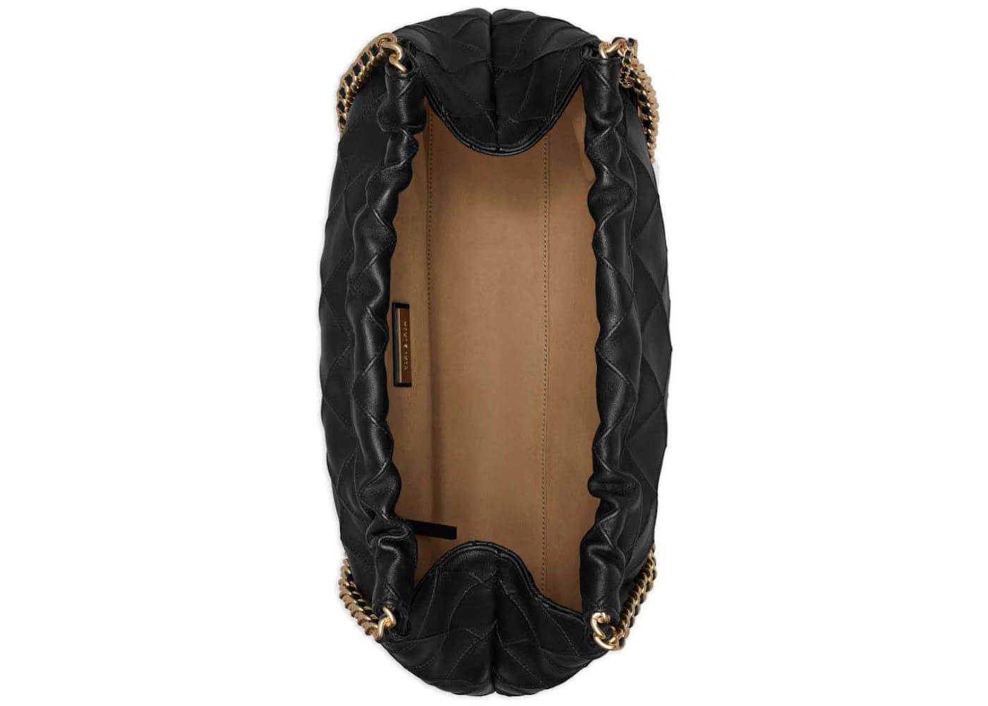 Tory Burch Logo Hobo Bag Black