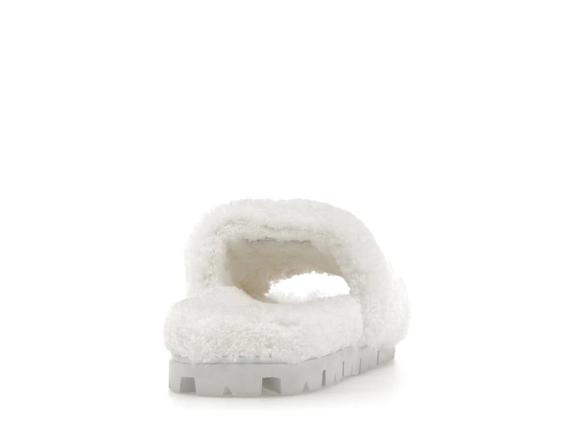Prada Terry Cloth Slide White Black (Women's)