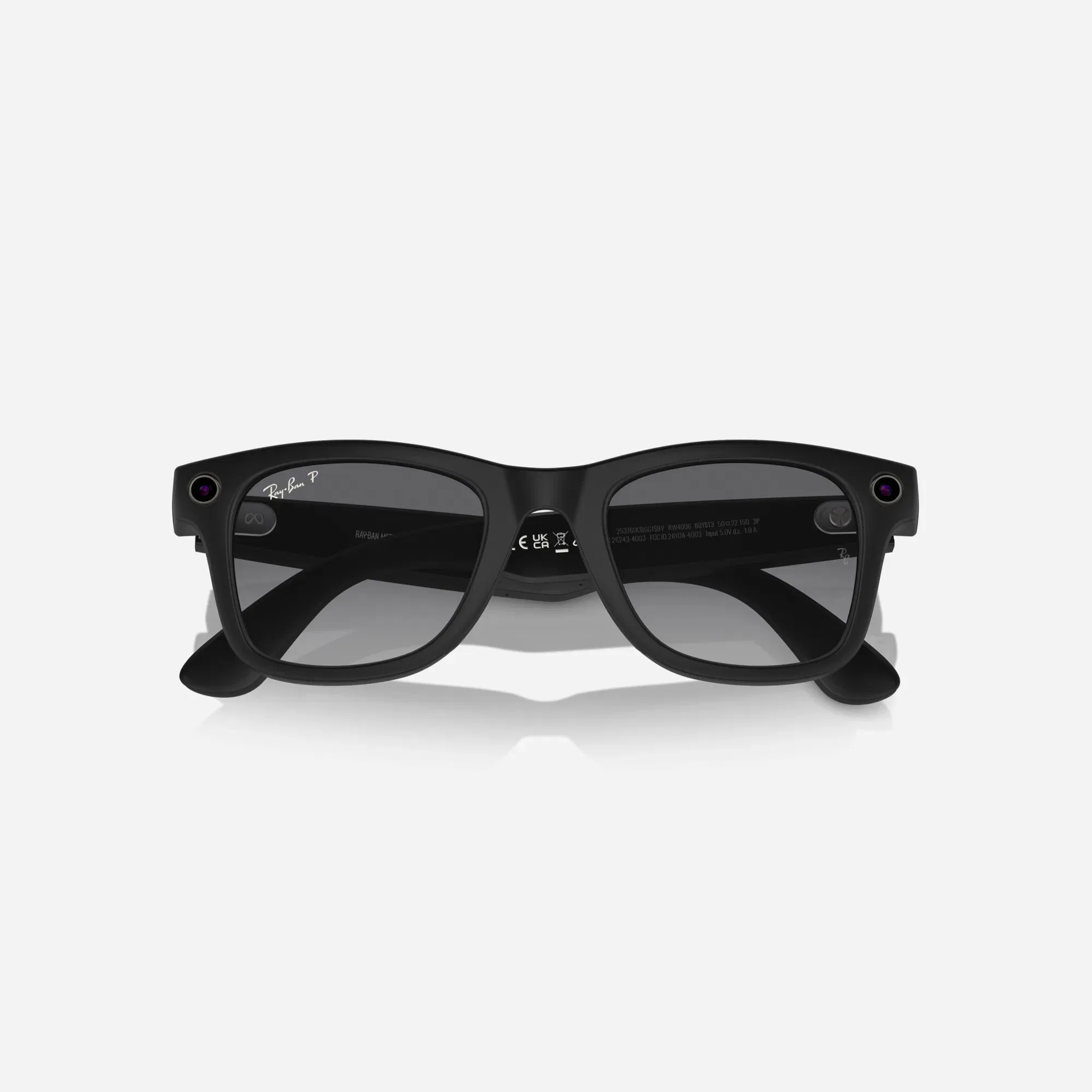Ray-Ban Meta Wayfarer Large Matte Black Graphite Gradient Polarized Gen 1