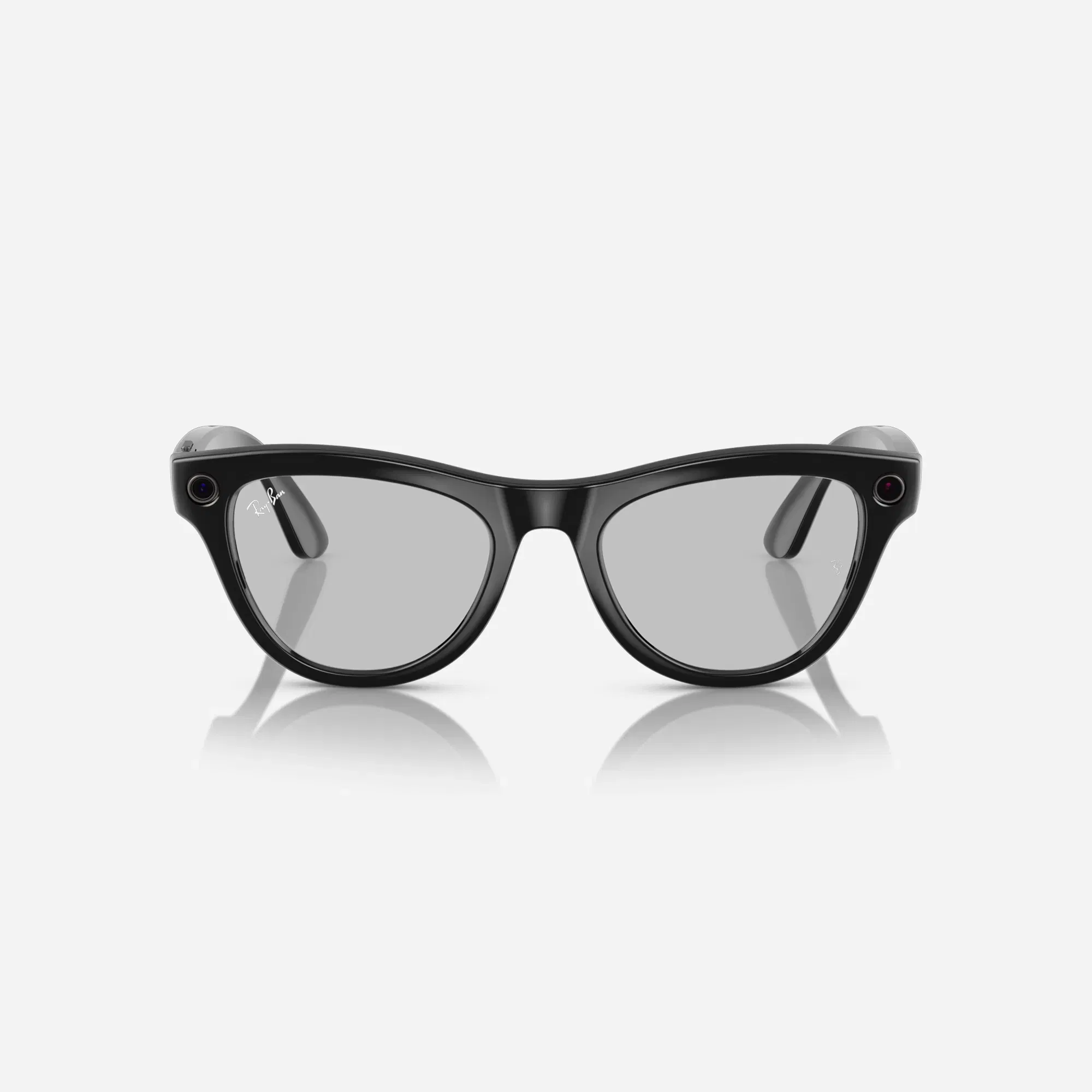 Ray-Ban Meta Skyler Shiny Black Clear-Cerulean Blue Tranisition Lens Gen 1