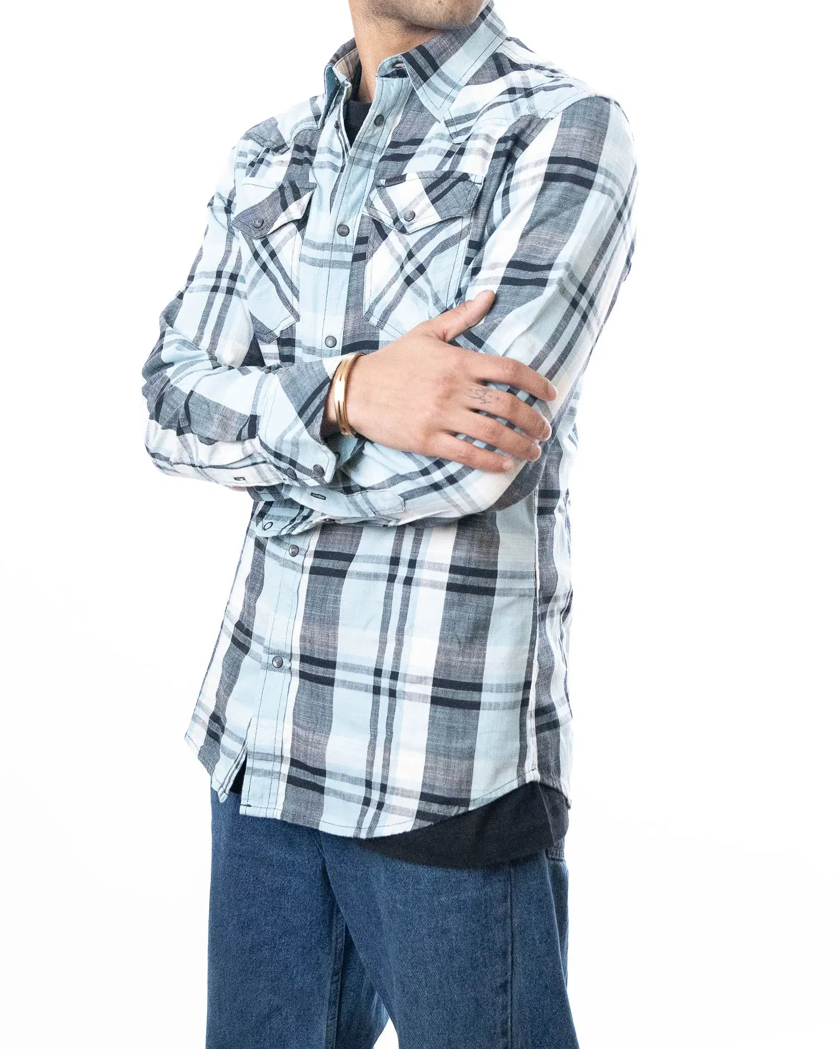 Diesel S-East Checked Regular Fit Shirt (M)