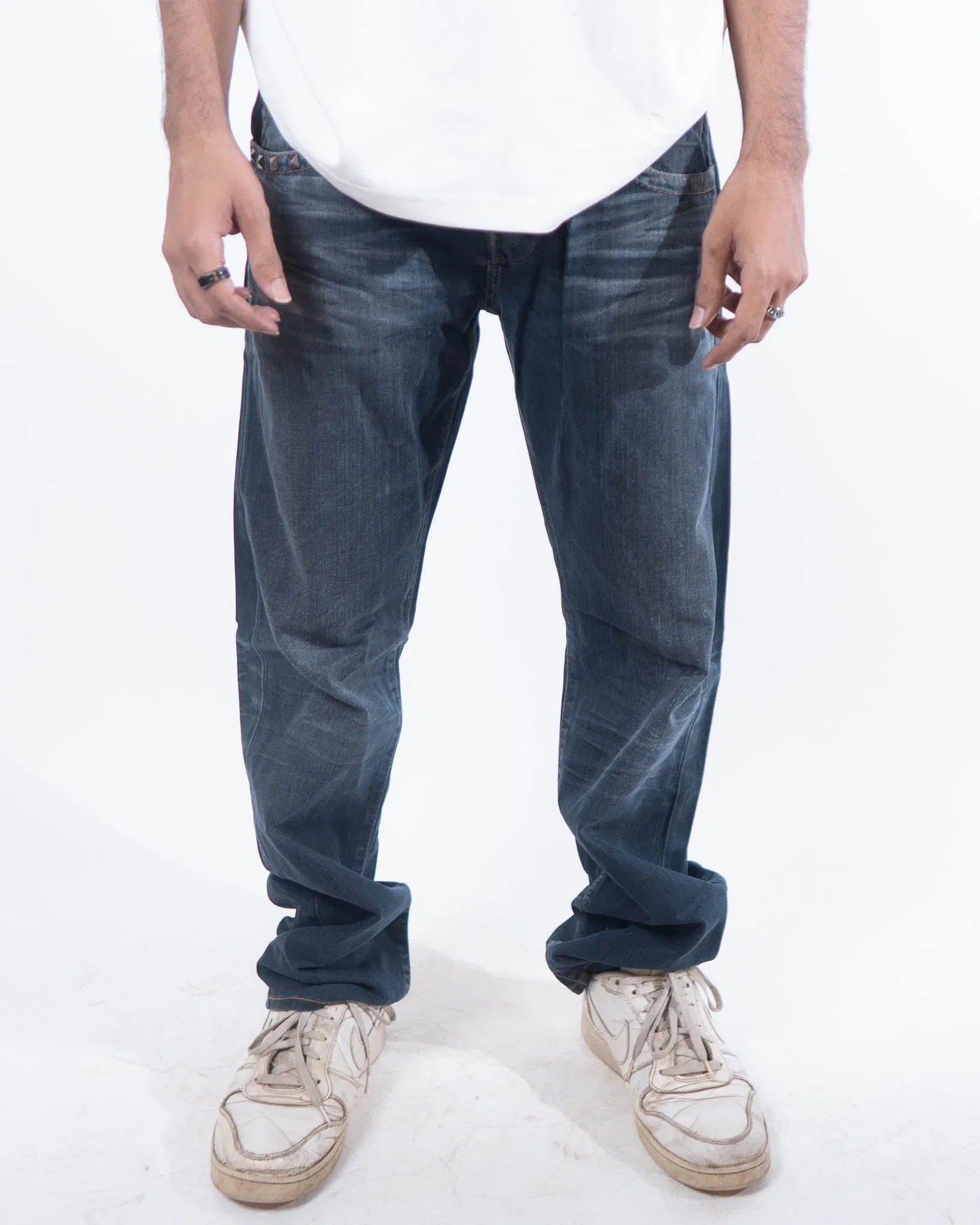 Vintage Guess Faded Black Denim (31)