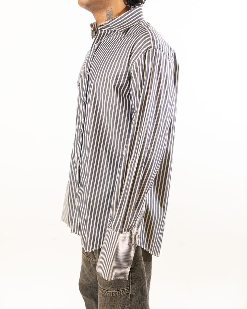 Paul Smith Black & White Strip Shirt (L)