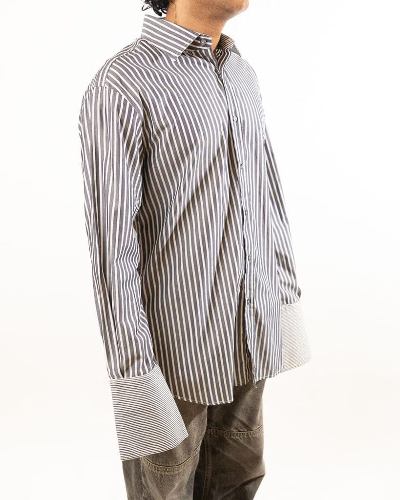 Paul Smith Black & White Strip Shirt (L)