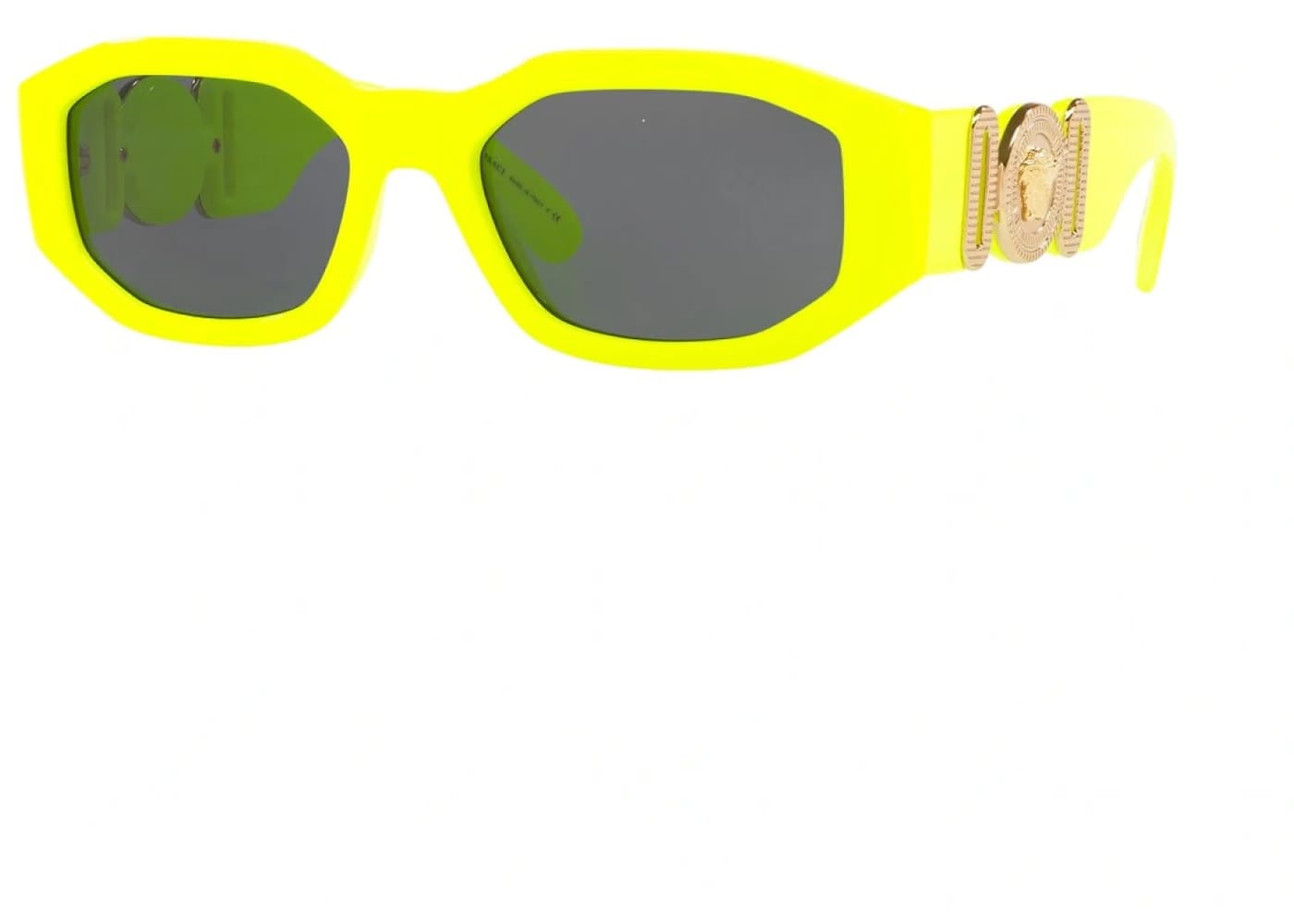 Versace Oval Sunglasses Yellow Fluorescent (0VE4361 532187)