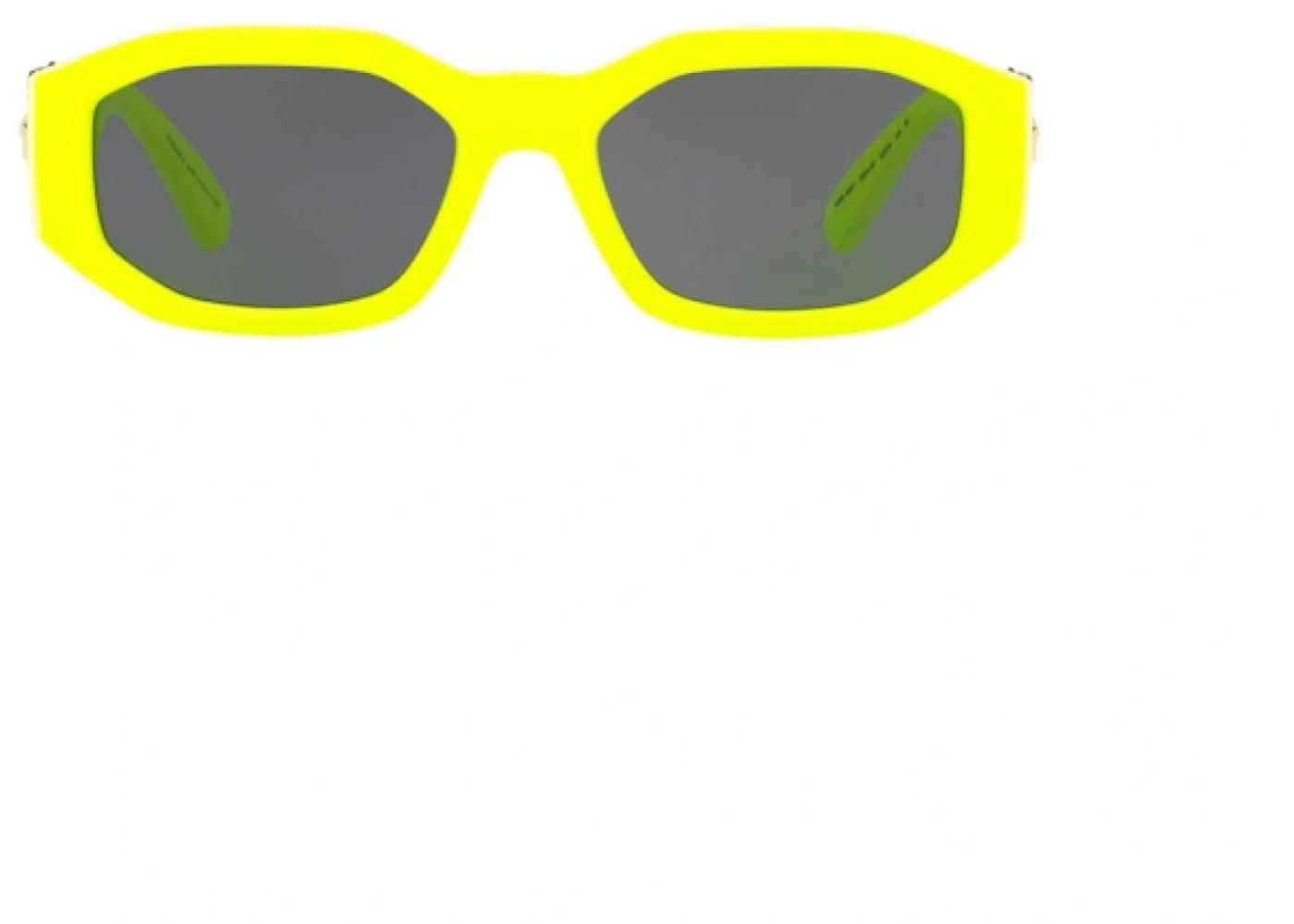 Versace Oval Sunglasses Yellow Fluorescent (0VE4361 532187)