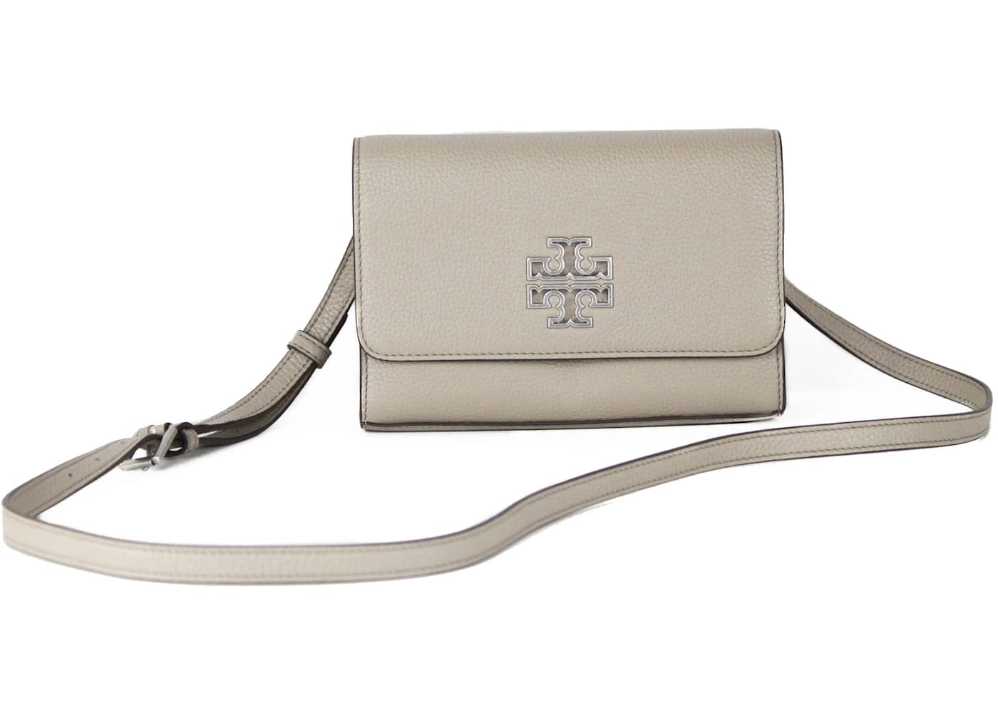 Tory Burch Britten Crossbody Handbag French Gray
