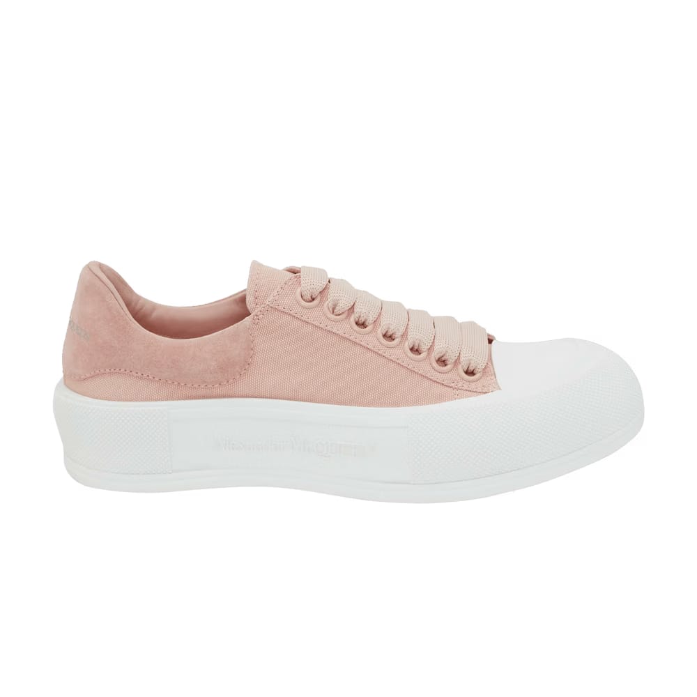 Alexander McQueen Wmns Deck Lace-Up Plimsoll 'Magnolia'