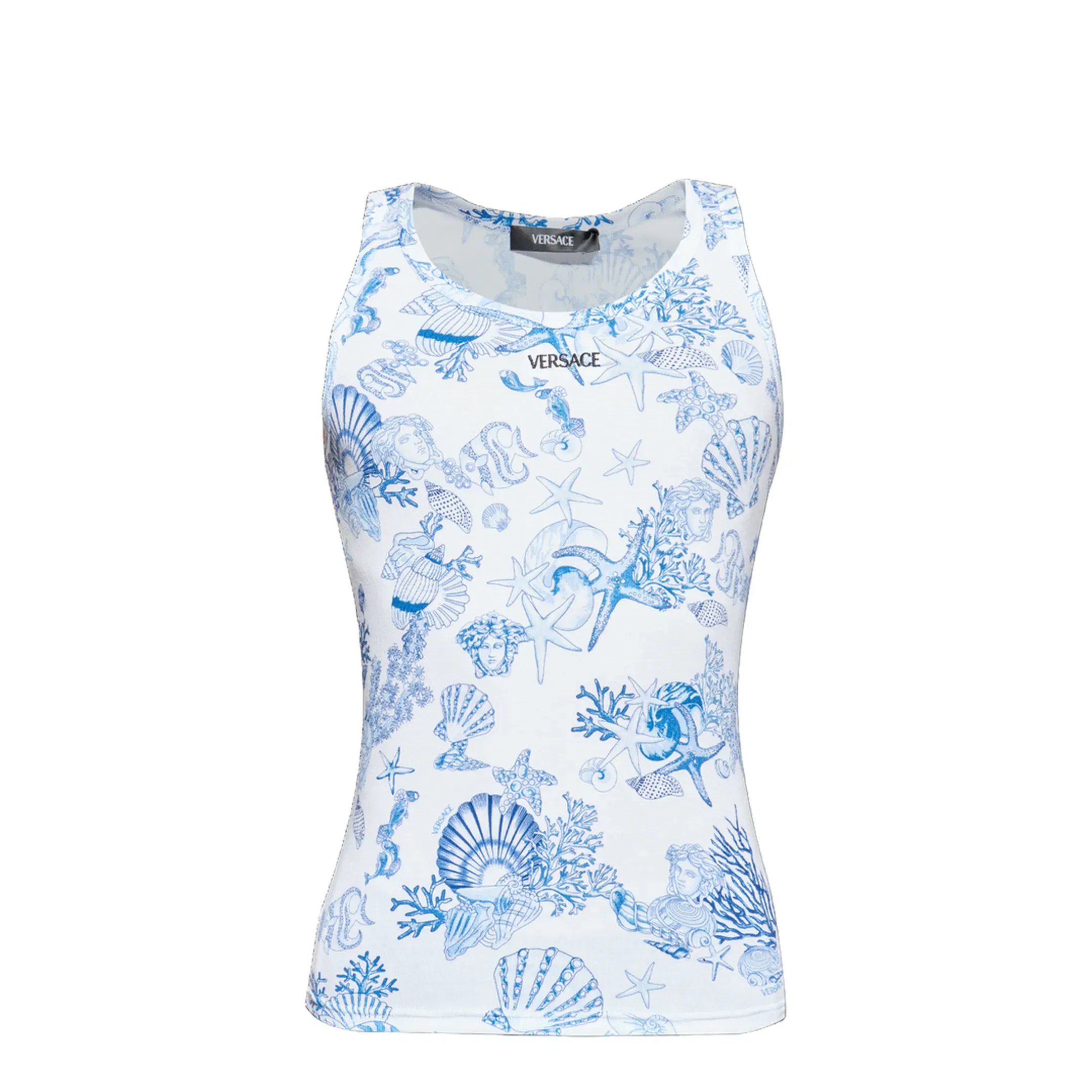 Men's Blue Coral Tank Top