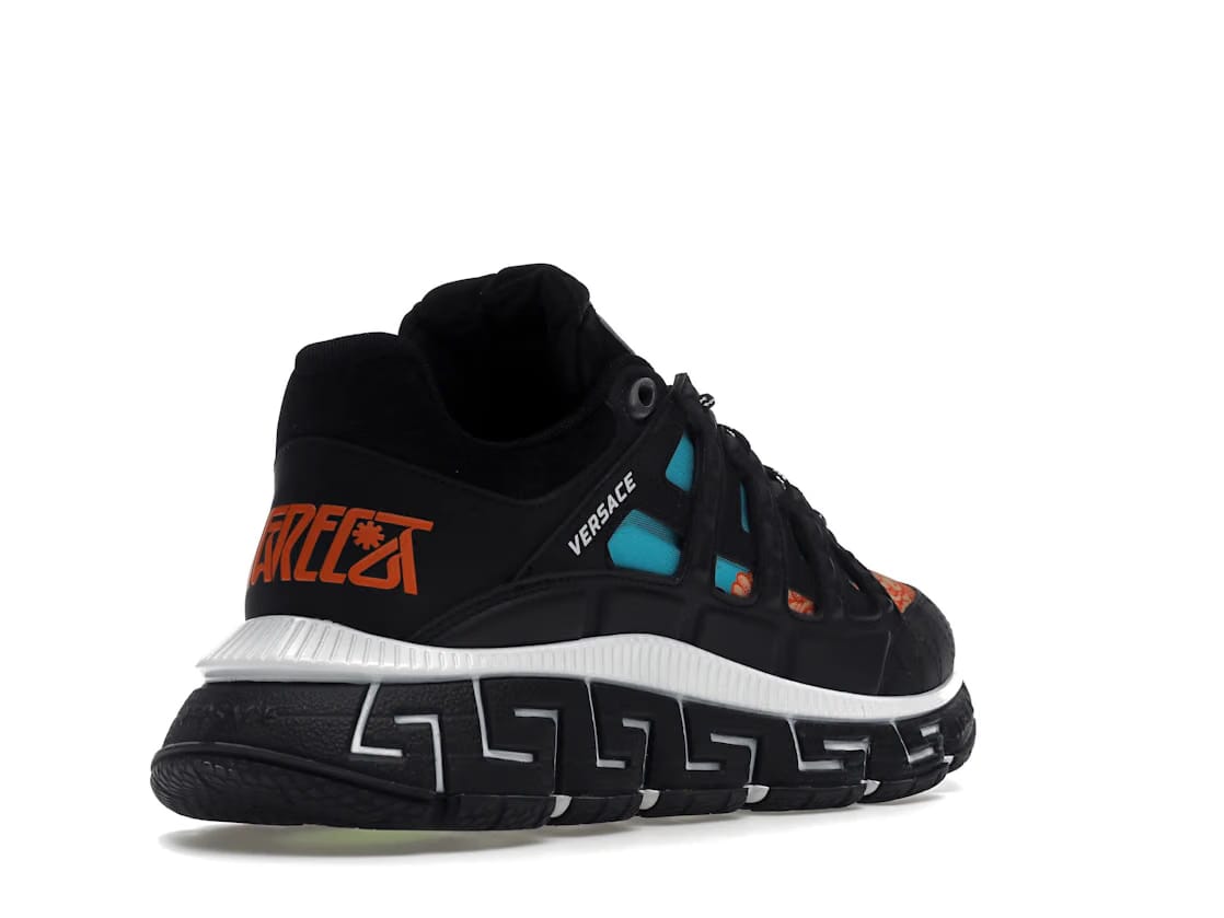 Versace Trigreca Black Blue Orange